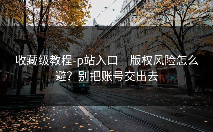 收藏级教程-p站入口｜版权风险怎么避？别把账号交出去